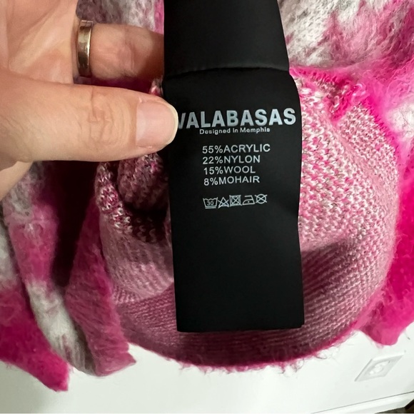 *NEW* Valabasas Sad Days Fuchsia Sweater - Picture 12 of 13